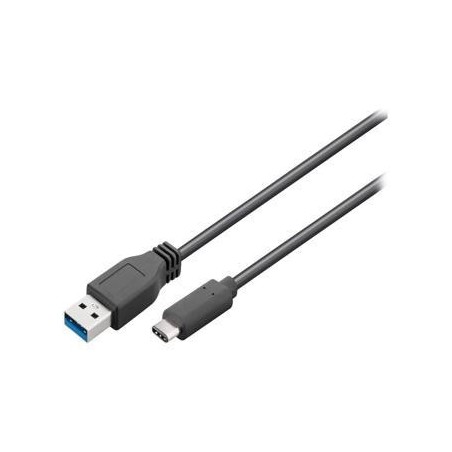 goobay USB Type-C kabel 1m Sort